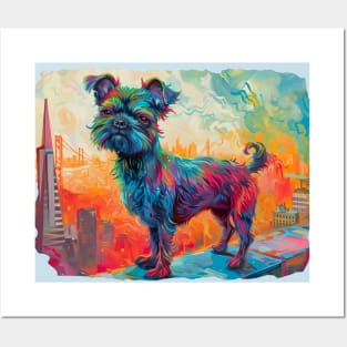 Brussels Griffon Trippin in SF Posters and Art